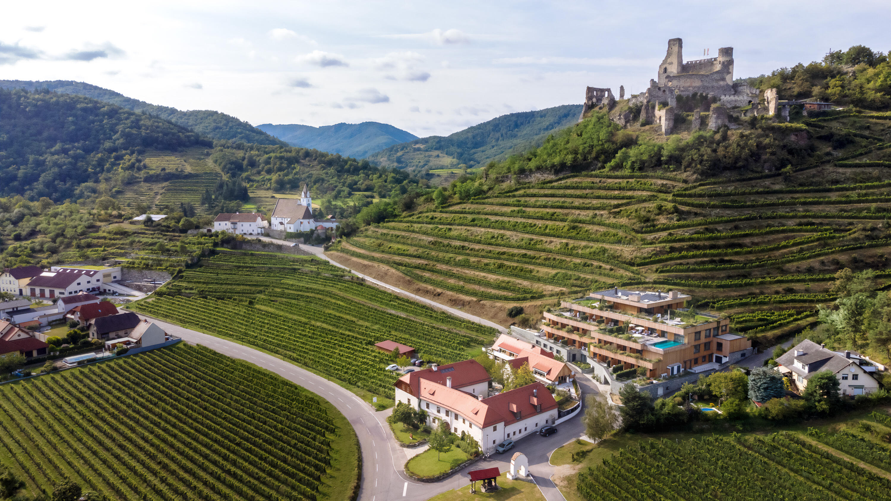Weingut und Hotel Nigl Luftbild Weingut und Hotel Nigl Luftbild